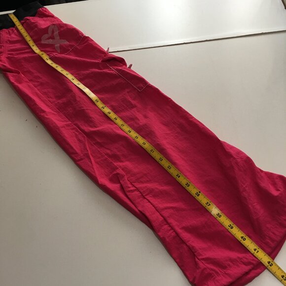 Zumba Cargo Pants Womens Small Pink Drawstring Dance Fitness Joggers - Picture 11 of 11